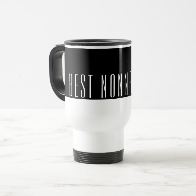 Beste NONNA-Reise-Mug Reisebecher (Vorderseite Links)