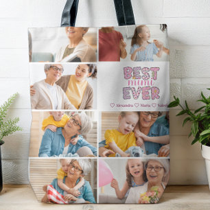 Beste Oma Aller Florale 7-Foto-Collage