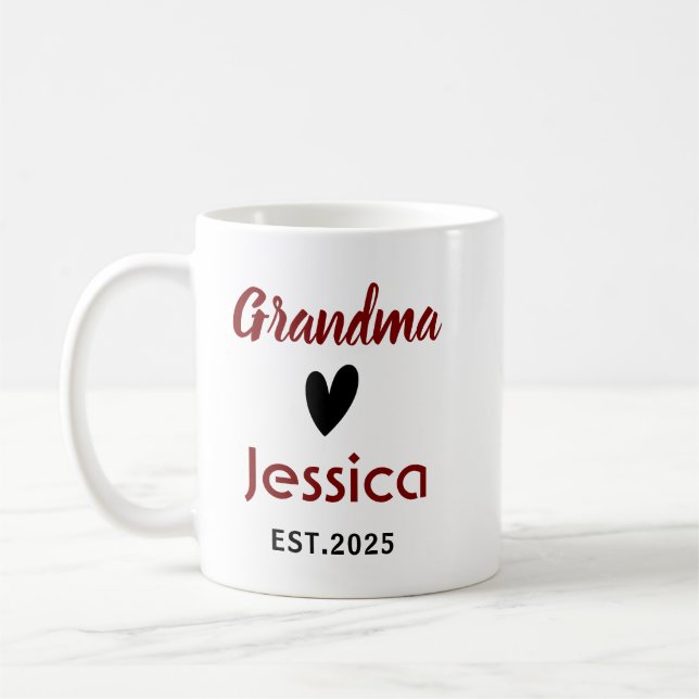 Beste Oma Aller Foto-Collage | Großeltern Kaffeetasse (Links)