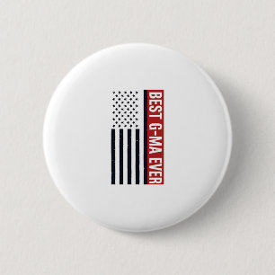 Beste Oma Aller Patrioten-Flagge Vektor Design_1 Button