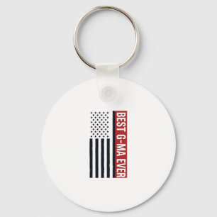 Beste Oma Aller Patrioten-Flagge Vektor Design_1 Schlüsselanhänger