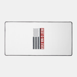 Beste Oma Aller Patrioten Flagge Vektor Design_1 Schreibtischunterlage