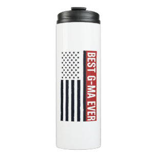 Beste Oma Aller Patrioten Flagge Vektor Design_1 Thermosbecher