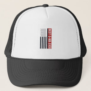 Beste Oma Aller Patrioten-Flagge Vektor Design_1 Truckerkappe