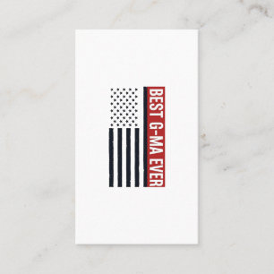 Beste Oma Aller Patrioten-Flagge Vektor Design_1 Visitenkarte