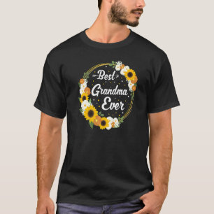 Beste Oma Aller Zeiten Blumen Gärtnerin T-Shirt