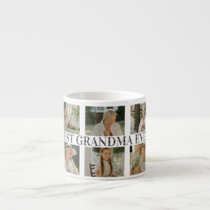 Beste Oma Aller Zeiten Foto Collage – Geschenk mit Espressotasse