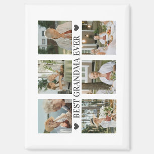 Beste Oma Aller Zeiten Foto-Collage – Geschenk mit Magnet
