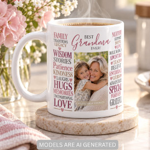 Beste Oma Aller Zeiten Foto-Geschenk Kaffeetasse