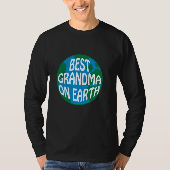 Beste Oma der Welt oder Weltgroßmutter T-Shirt (Vorderseite)