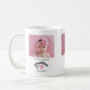 Beste Oma der Welt seit Jahr Foto Cute Kaffeetasse