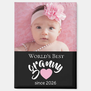 Beste Oma der Welt seit Jahr Foto Cute Magnet