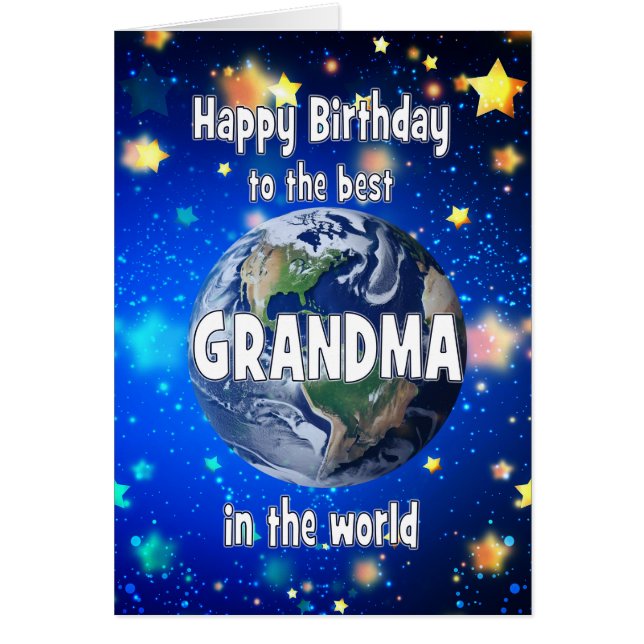 Beste Oma der Welt zum Geburtstag (Vorne)