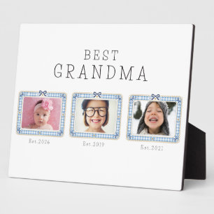 Beste Oma Est Benutzerdefiniertes Datum 3 Foto Nie Fotoplatte