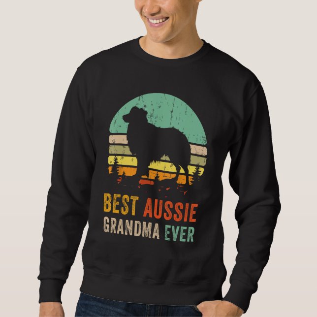 Beste Oma Ever Gabe Aussie Dog Mama Australien S Sweatshirt (Vorderseite)