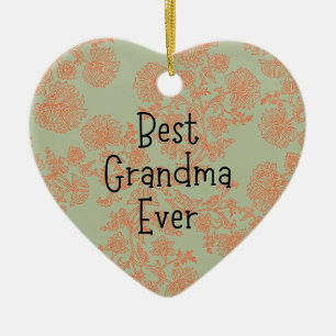 Beste Oma ever Keramik Ornament