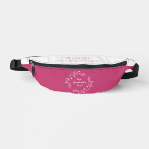 Beste Oma Familienandenken Enkelkinder Rosa Bauchtasche