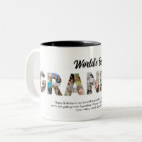 Beste Oma Foto Collage Letter Cutout Geburtstag