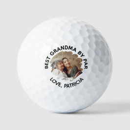 Beste Oma für Par mit benutzerdefiniertem Foto und Golfball