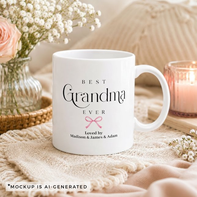 Beste Oma-Geschenk Personalisiert Kaffeetasse (Best Grandma Gift Personalized Coffee Mug)