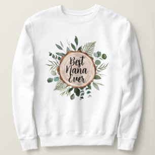 Beste Oma Großmutter überhaupt Rustikales Holz und Sweatshirt
