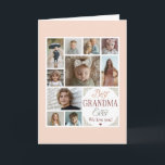 Beste Oma je 10 FotoCollage Karte<br><div class="desc">Zeigen Sie Oma, wie sehr sie mit dieser herzlichen und maßgeschneiderten Grußkarte geliebt ist. Diese Karte zeigt eine wunderschöne Collage aus 10 Fotos an der Vorderseite und schafft so ein einzigartiges und persönliches Geschenk, das sie schätzen wird. Es ist der perfekte Weg, um eine Sammlung Ihrer Lieblings-Fotos anzuzeigen. Passen Sie...</div>