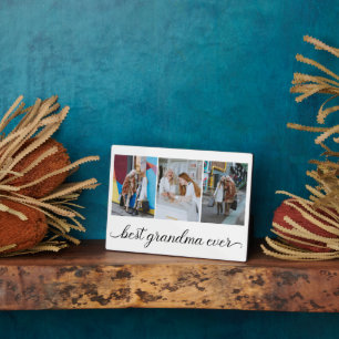 Beste Oma je 3 FotoCollage Fotoplatte