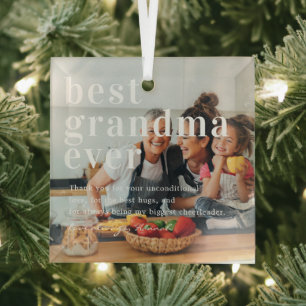Beste Oma je   Angebot und Foto Ornament Aus Glas