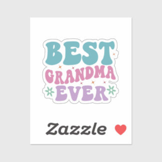 Beste Oma je Aufkleber