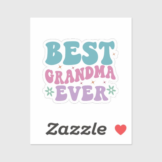 Beste Oma je Aufkleber (Blatt)