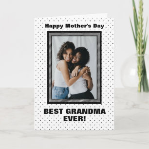Beste Oma je Custom Foto Mother Day Karte