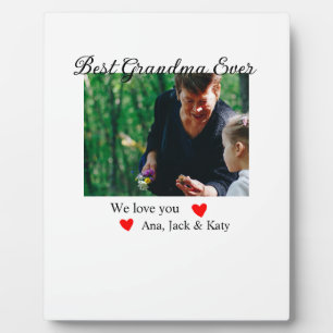 Beste Oma je Foto Collage wir Liebe Sie nennen Fotoplatte