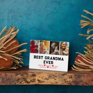 Beste Oma je FotoCollage Fotoplatte