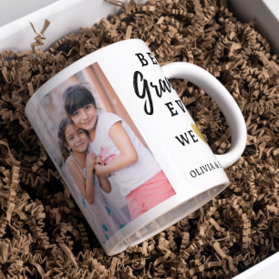 Beste Oma je Grandkids 2 FotoCollage Kaffeetasse