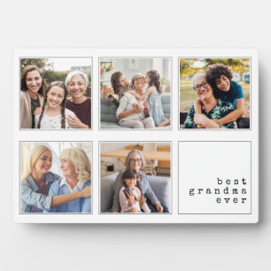Beste Oma je   Modernes Collage Fotoplatte