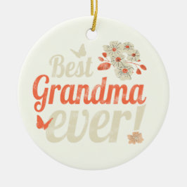 Beste Oma je Oma Vintag Großmutter Keramik Ornament