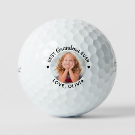 Beste Oma je Personalisiertes Foto Titleist Golfball
