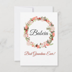 Beste Oma je polnischen Babcia