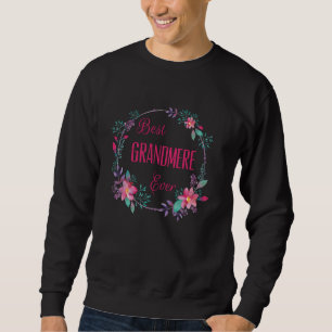 Beste Oma je Rosa Blütenspass Tante Oma m Sweatshirt