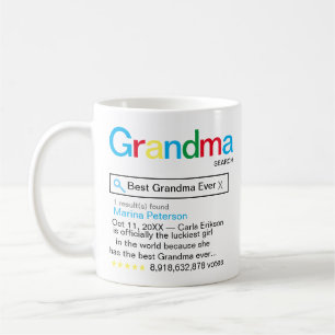 Beste Oma-je-Suche Motor Ergebnis-Nachricht Kaffeetasse