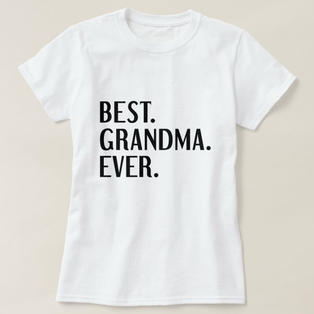 Beste Oma je T-Shirt (Design vorne)