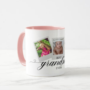 Beste Oma-jemals-Personalisierte Foto-Familie Tasse