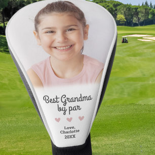 Beste Oma nach Par erstellen Einzigartiges Foto Golf Headcover