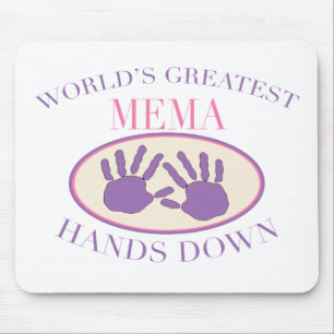 Beste Oma ohne Frage T-Shirt Mousepad