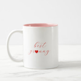 Beste Oma, Oma-Geschenk, Modern  Zweifarbige Tasse