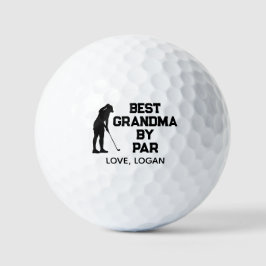Beste Oma per Par einfach mit benutzerdefiniertem Golfball