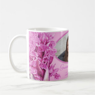 Beste Oma-Rosa-Orchidee-Tasse "Eigenes Foto" Tasse