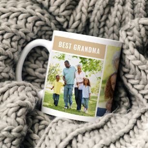 Beste Oma-Tan-Fotocollage Kaffeetasse