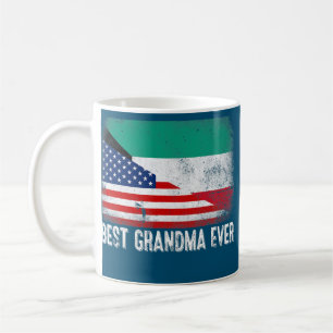 Beste Oma überhaupt Amerikanische Kuwait-Flagge Gr Kaffeetasse