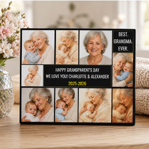 Beste Oma überhaupt Benutzerdefinierte Fotocolla Fotoplatte